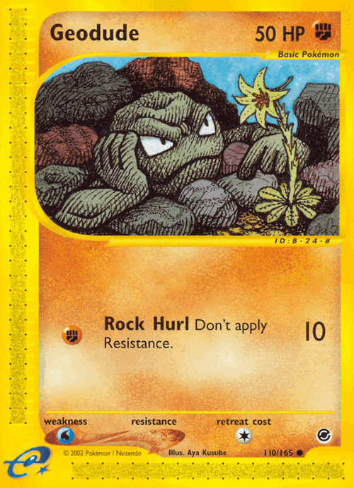 Geodude 110, Expedition Base Set