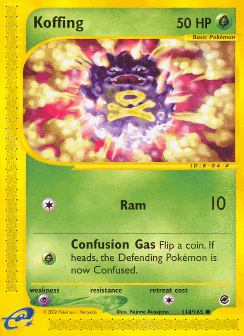 Koffing 114, Expedition Base Set