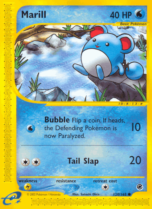 Marill 120, Expedition Base Set