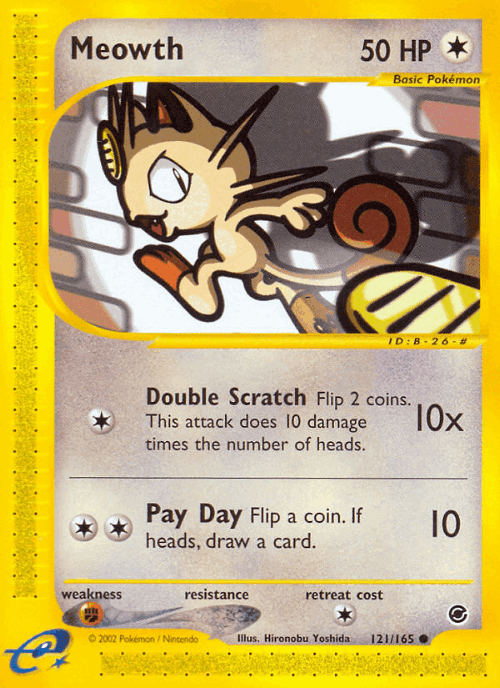 Meowth 121, Expedition Base Set