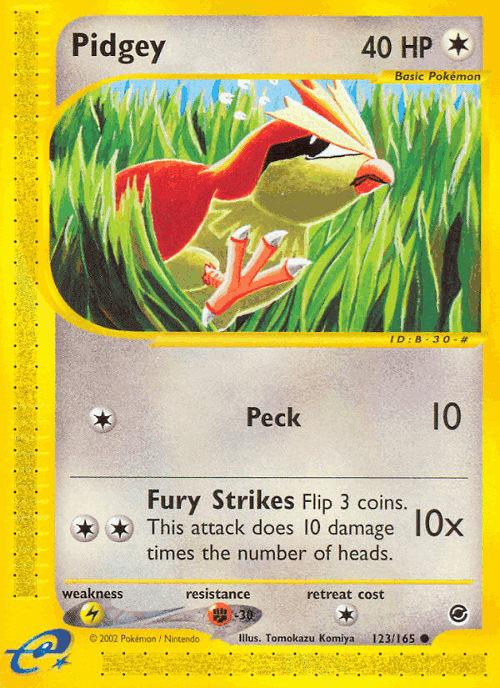 Pidgey 123, Expedition Base Set