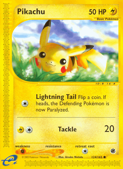 Pikachu 124, Expedition Base Set