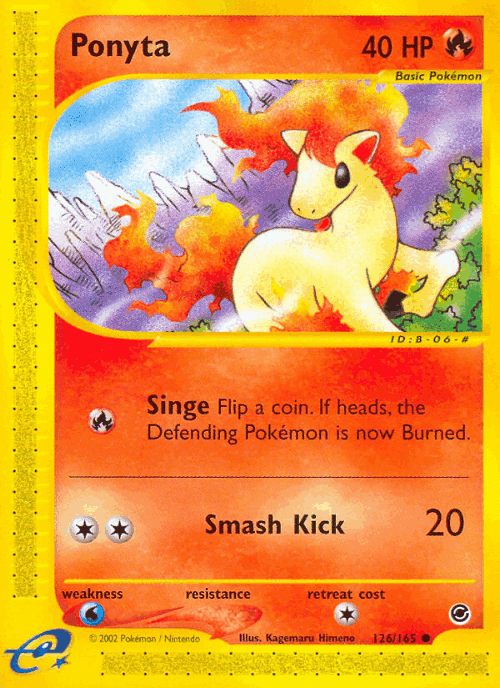 Ponyta 126, Expedition Base Set
