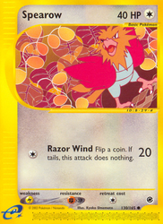 Spearow 130, Expedition Base Set