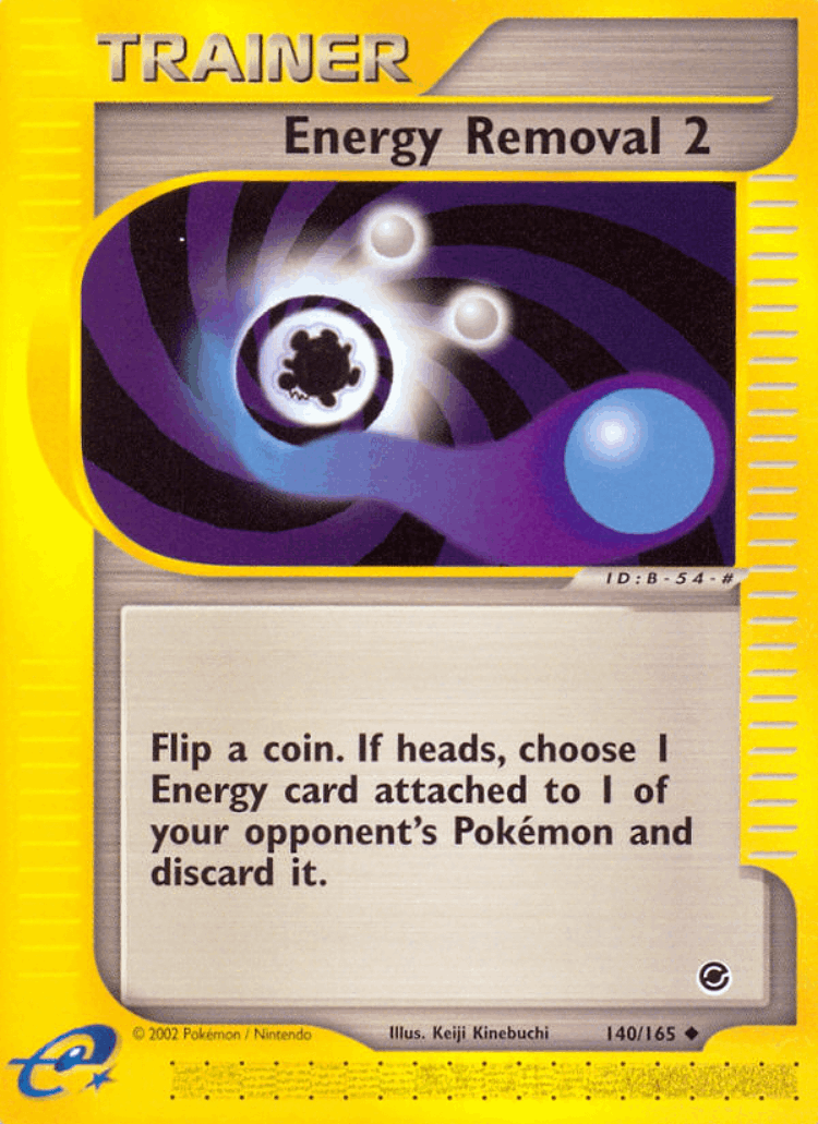 Energy Removal 2 #140 from Expedition Base Set - Uncommon - Illustrated by Keiji Kinebuchi