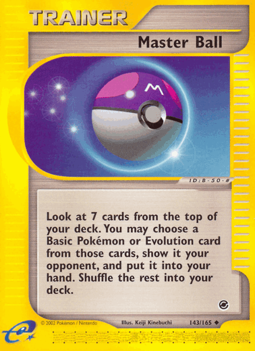 Master Ball 143, Expedition Base Set