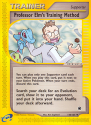 Professor Elm's Training Method 148, Expedition Base Set
