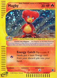 Magby Pokémon TCG card art