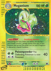 Meganium Pokémon TCG card art