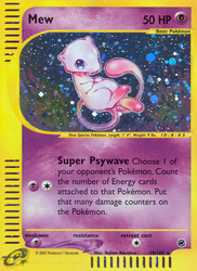 Mew Pokémon TCG card art