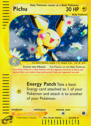 Pichu Pokémon TCG card art