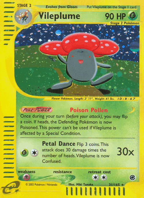 Vileplume 31, Expedition Base Set