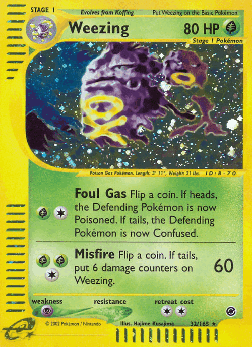 Weezing 32, Expedition Base Set