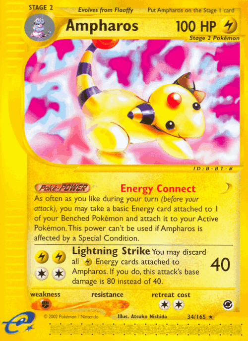Ampharos 34, Expedition Base Set