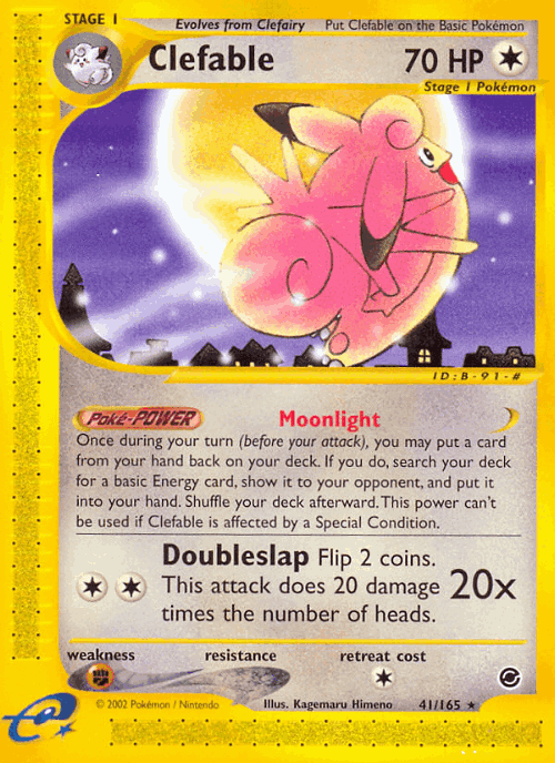 Clefable 41, Expedition Base Set