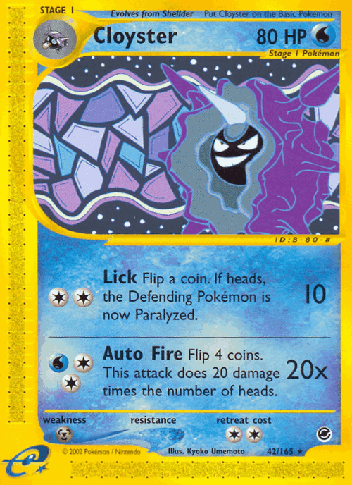 Cloyster 42, Expedition Base Set