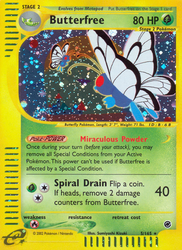 Butterfree Pokémon TCG card art
