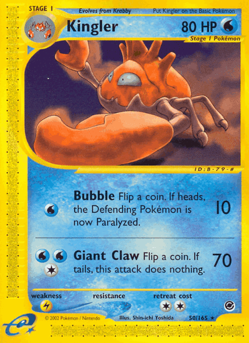 Kingler 50, Expedition Base Set