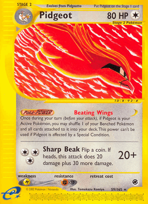 Pidgeot 59, Expedition Base Set