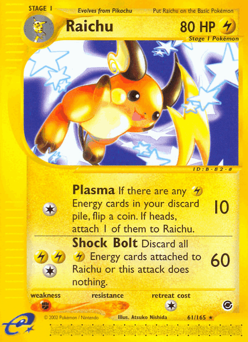Raichu 61, Expedition Base Set
