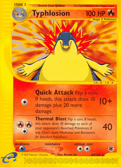 Typhlosion 64, Expedition Base Set