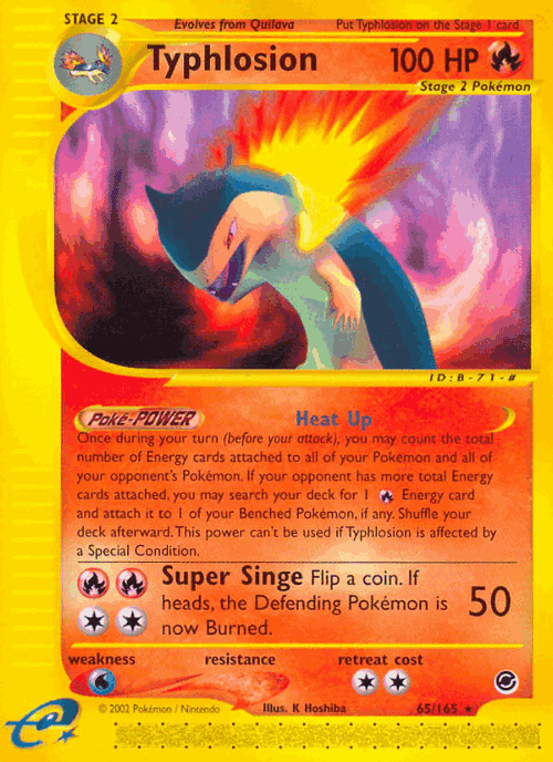 Typhlosion 65, Expedition Base Set