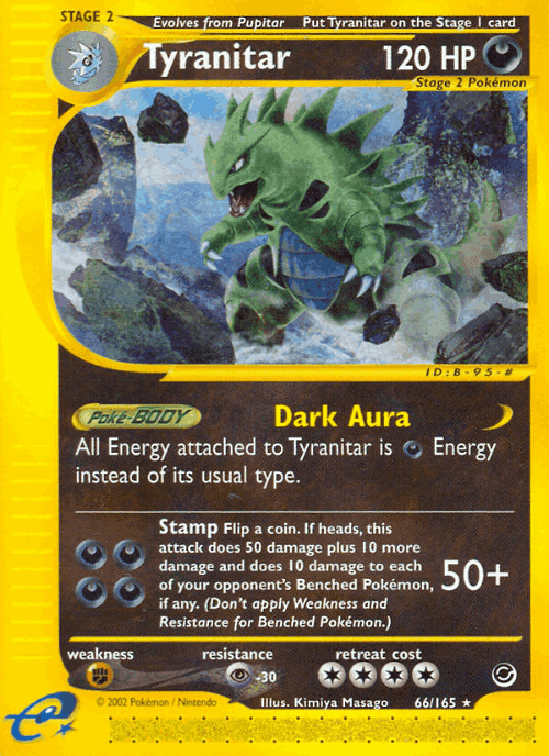 Tyranitar 66, Expedition Base Set