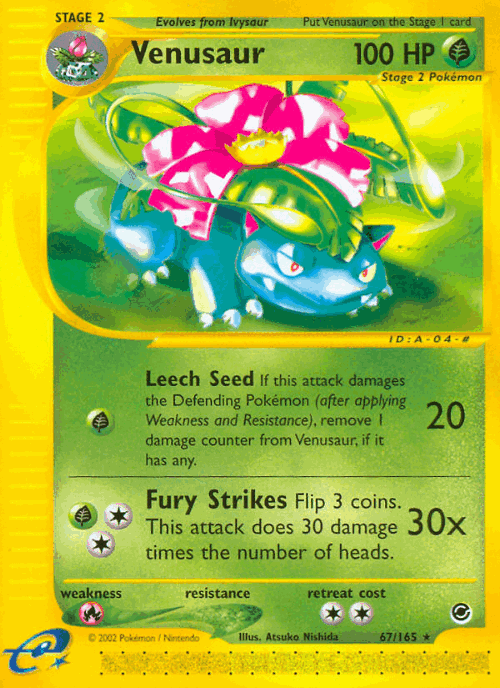 Venusaur 67, Expedition Base Set