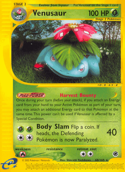 Venusaur 68, Expedition Base Set