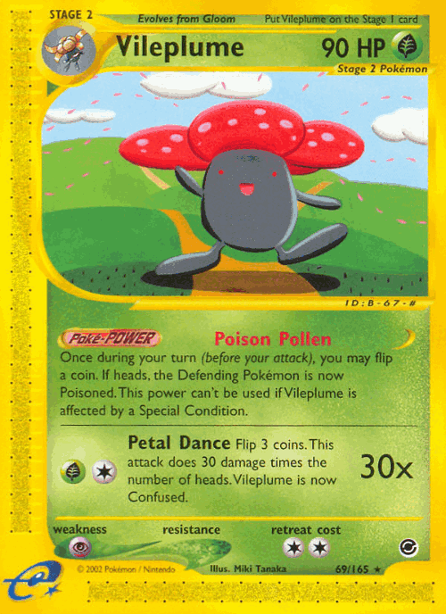 Vileplume 69, Expedition Base Set