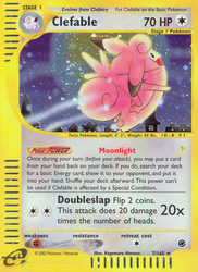 Clefable Pokémon TCG card art