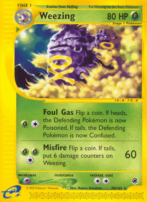 Weezing 70, Expedition Base Set