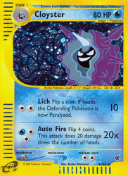 Cloyster Pokémon TCG card art