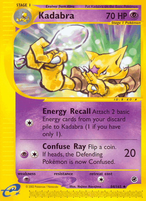 Kadabra 84, Expedition Base Set