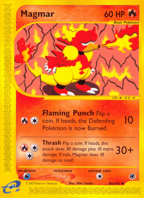 Magmar 86, Expedition Base Set