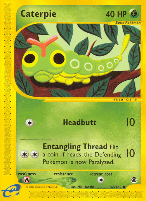 Caterpie 96, Expedition Base Set