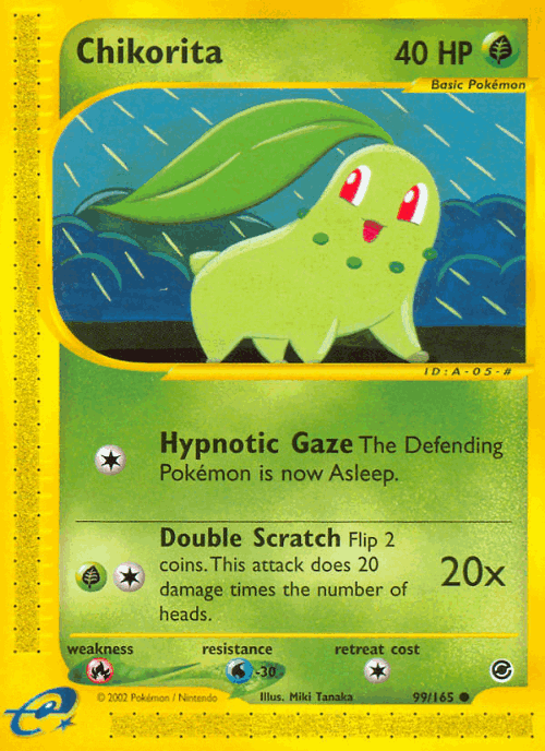 Chikorita 99, Expedition Base Set