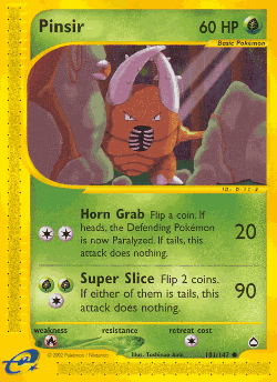 Pinsir 101, Aquapolis
