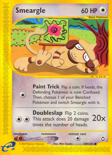Smeargle 109, Aquapolis