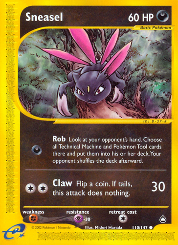 Sneasel 110, Aquapolis
