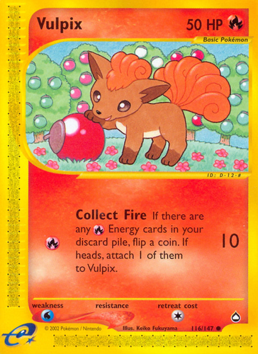 Vulpix 116, Aquapolis