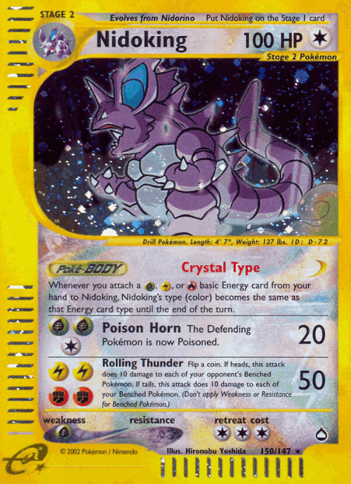 Nidoking 150, Aquapolis