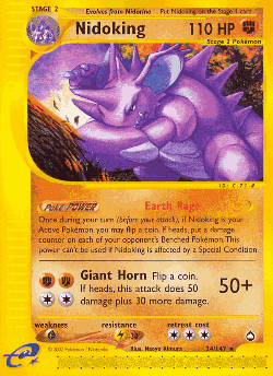 Nidoking 24, Aquapolis
