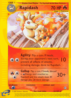 Rapidash 31, Aquapolis