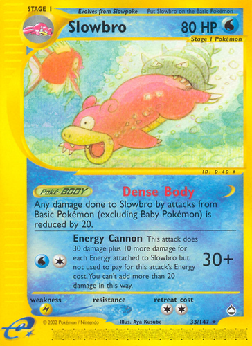 Slowbro 33, Aquapolis
