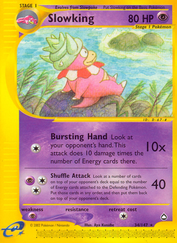 Slowking 34, Aquapolis