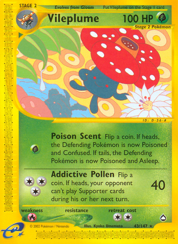 Vileplume 43, Aquapolis