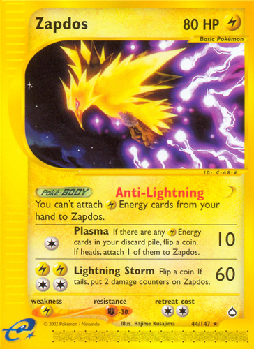 Zapdos 44, Aquapolis