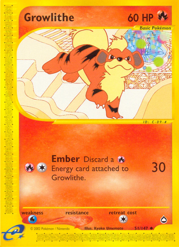 Growlithe 51, Aquapolis
