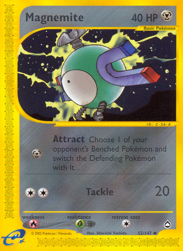 Magnemite 52, Aquapolis